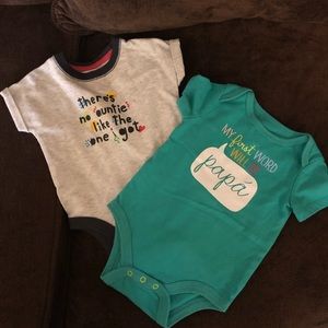 Lot of Baby Onesie Tops